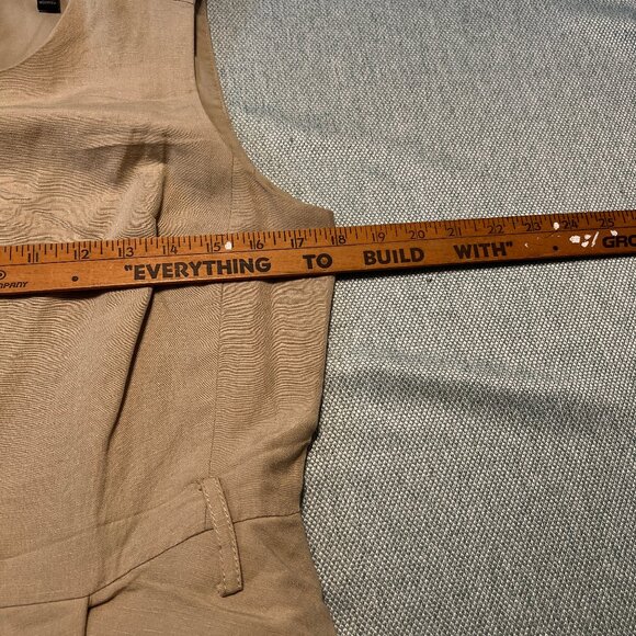 BANANA REPUBLIC LINEN BLEND DRESS SIZE 8 - Picture 3 of 7